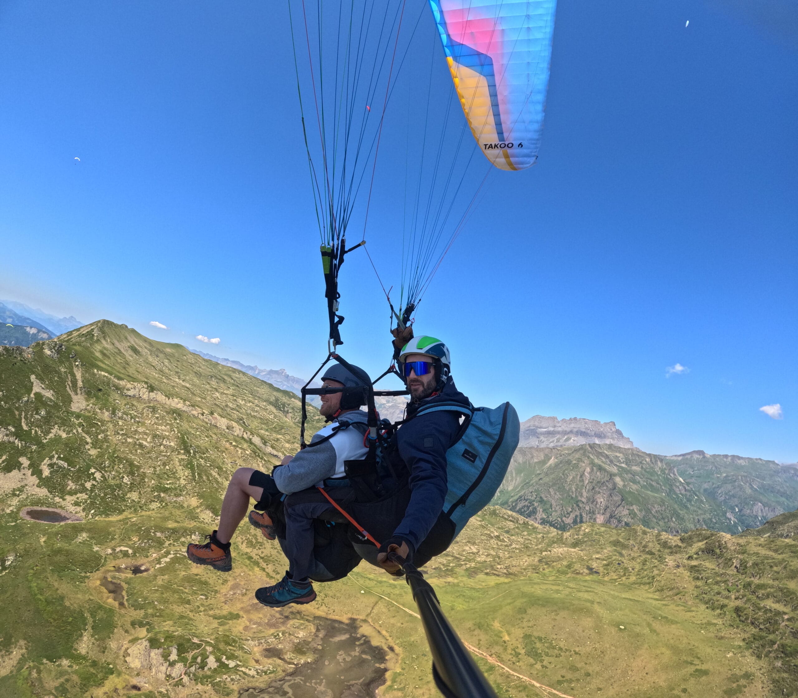 Les Houches Paragliding Flight Tandem Paragliding Image