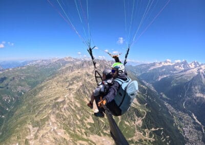 Photo parapente biplace