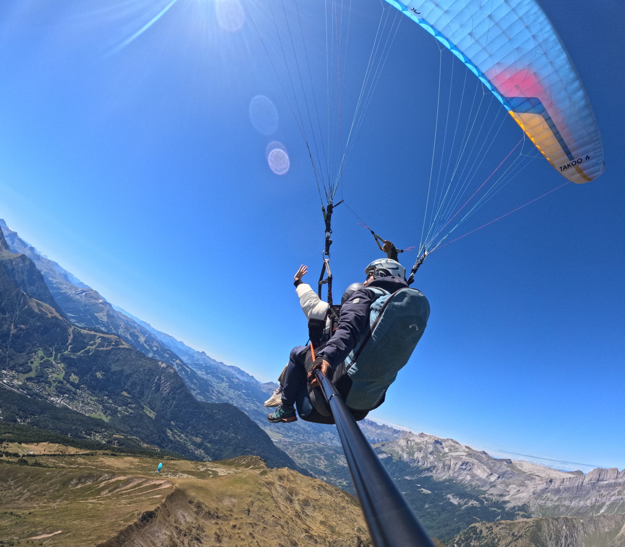 Dcim100goprogpaa6668.JPG Tandem paragliding above Chamonix