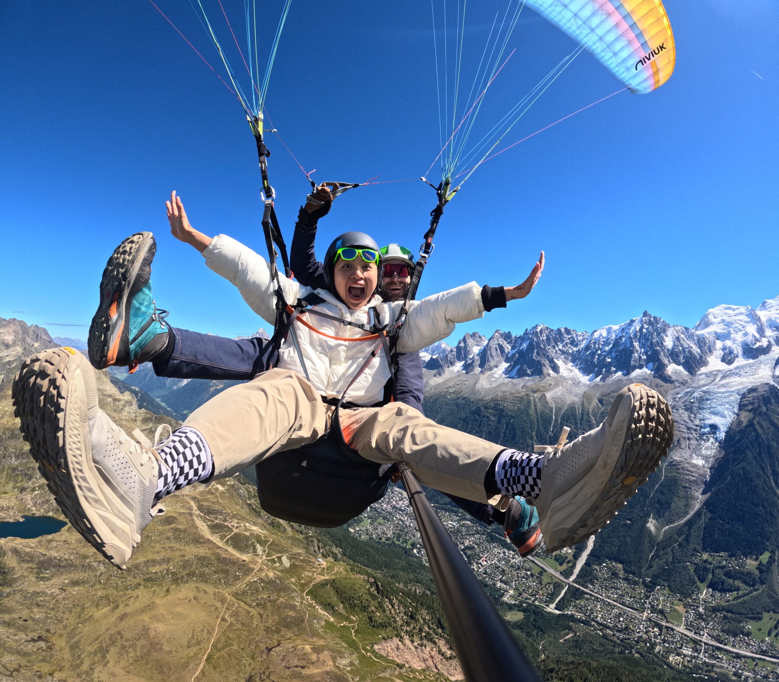 Dcim100goprogpaa6676.JPG Tandem paragliding above Chamonix