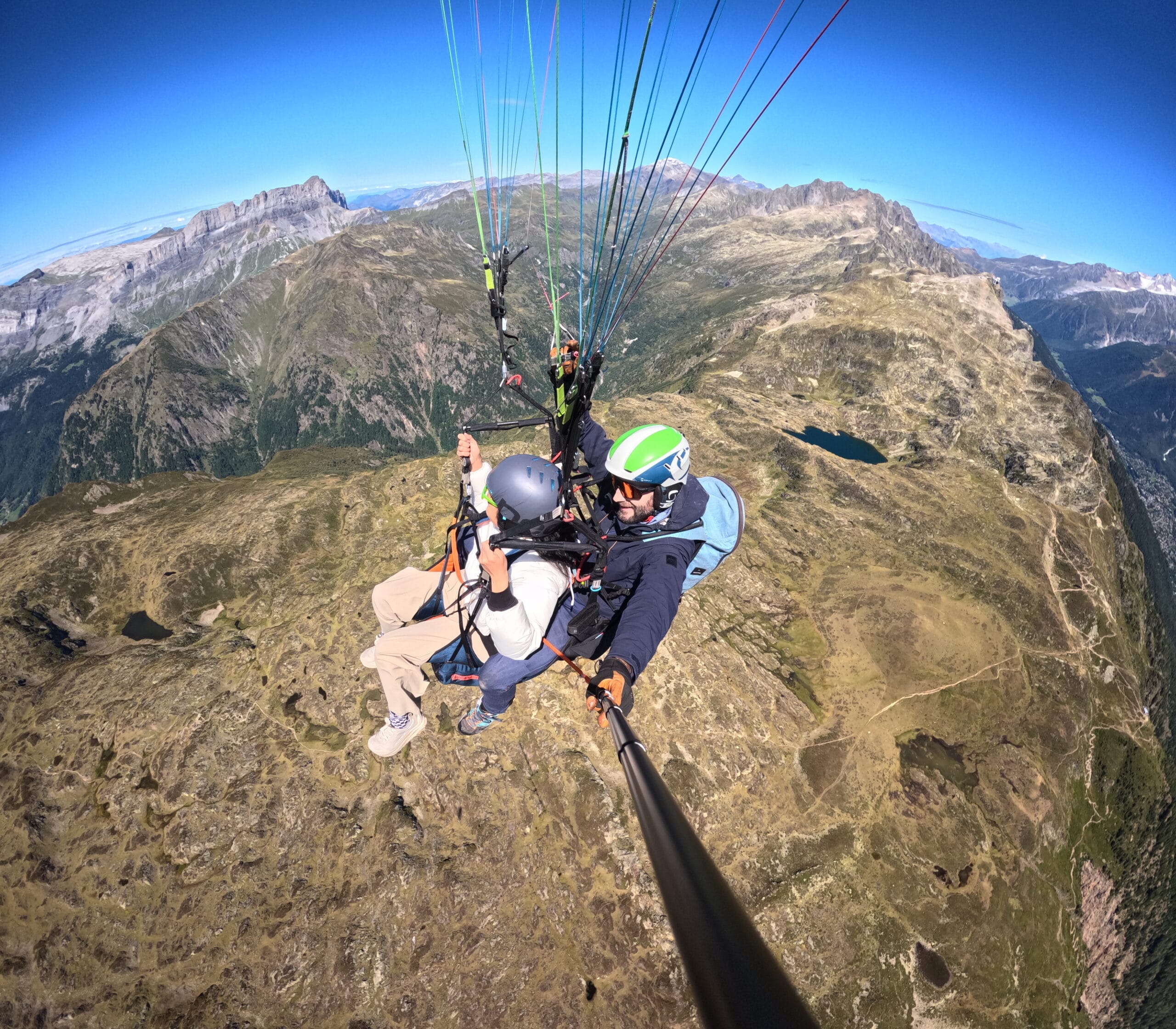 Dcim100goprogpaa6688.JPG Tandem paragliding above Chamonix