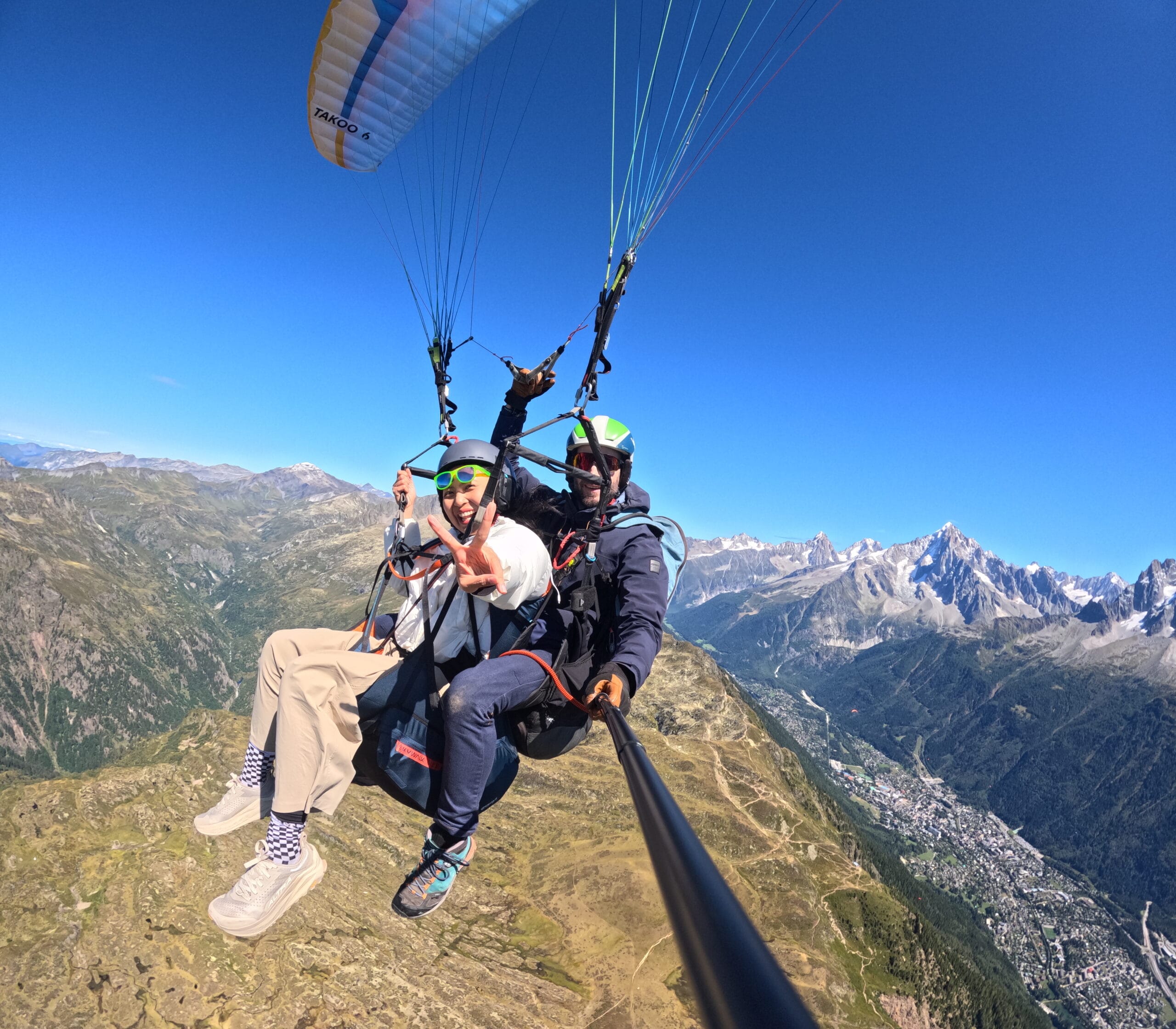 Dcim100goprogpaa6696.JPG Tandem paragliding above Chamonix