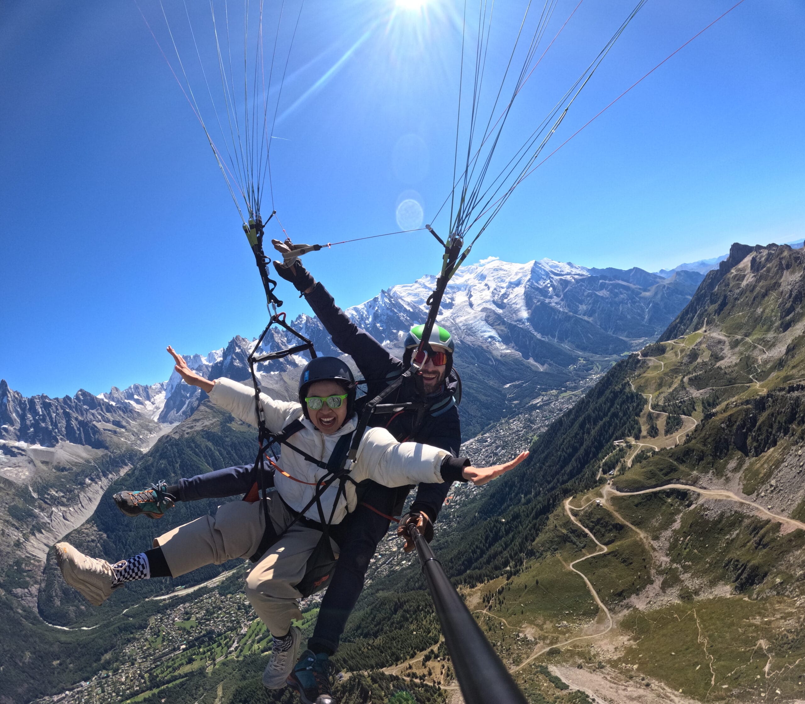 Dcim100goprogpab6752.JPG Tandem paragliding above Chamonix